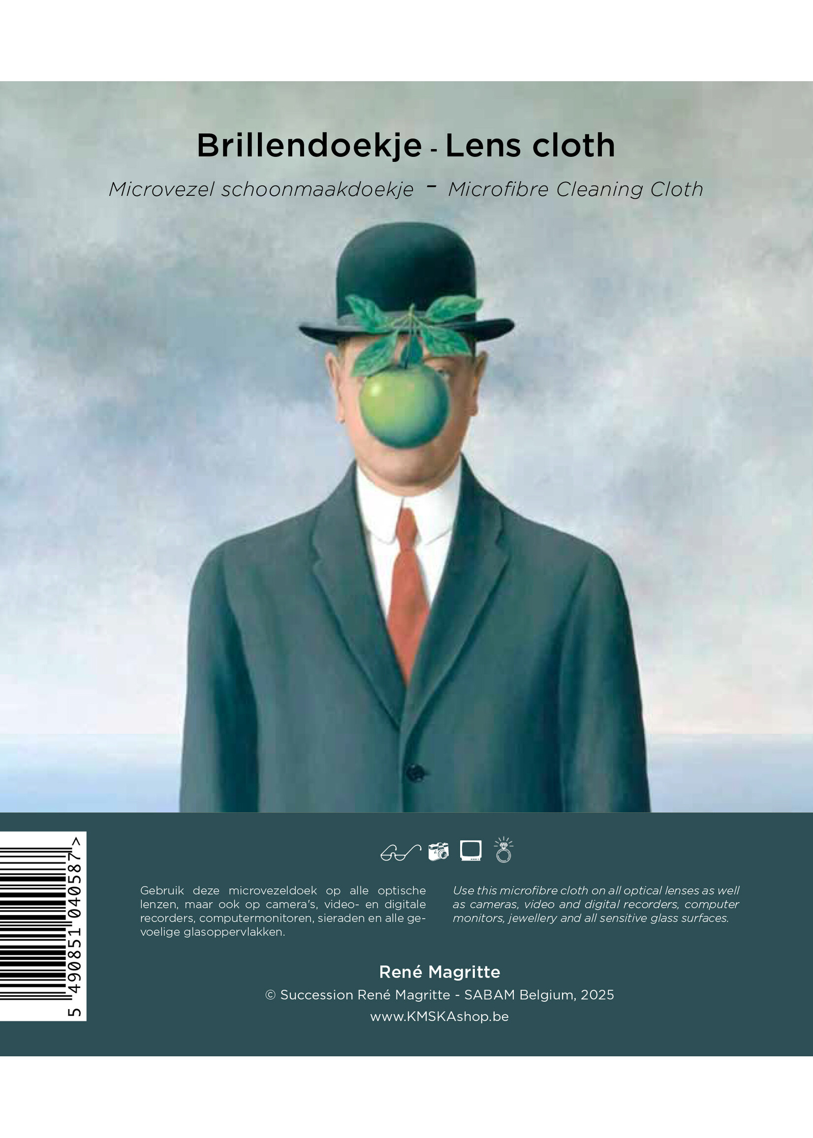 Magritte Lens cloth Magritte - Le Fils de l' homme