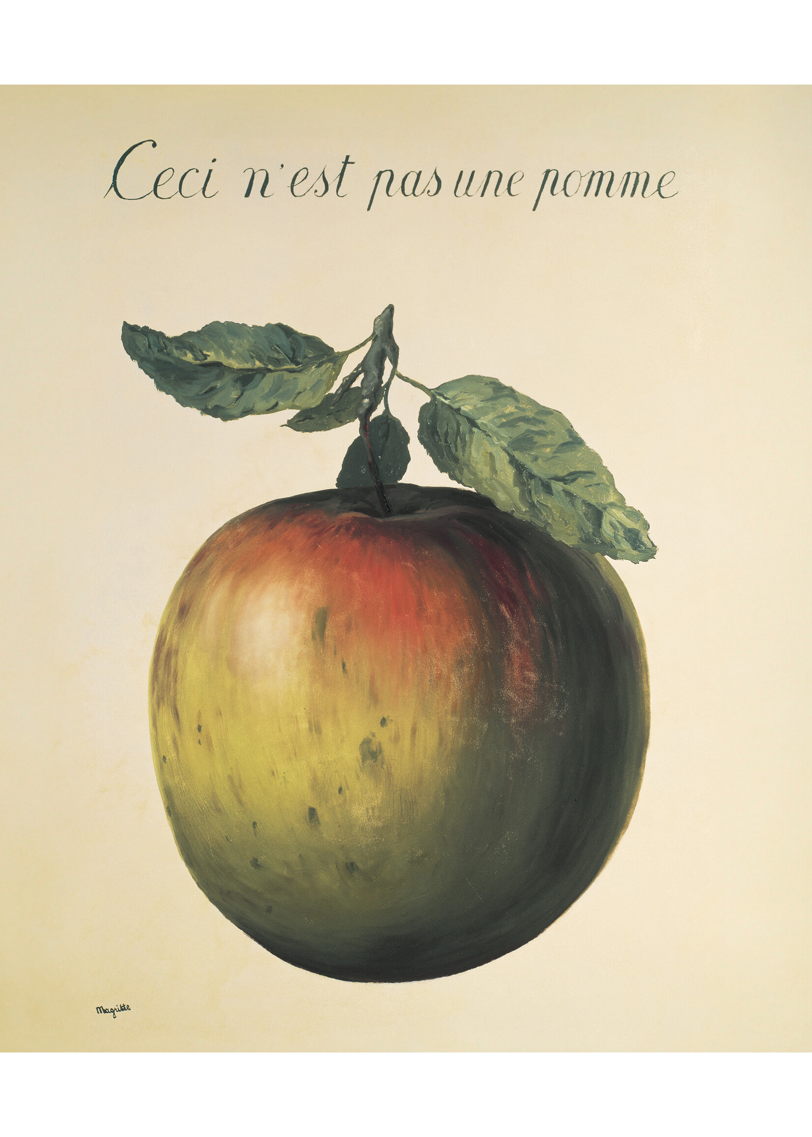 Magritte Brillendoekje Magritte - Ceci n'est pas une pomme