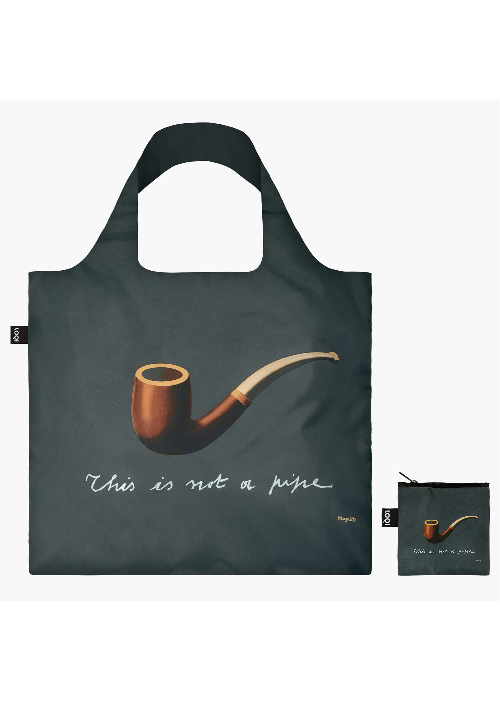 Magritte Loqi Magritte - The Treachery of images