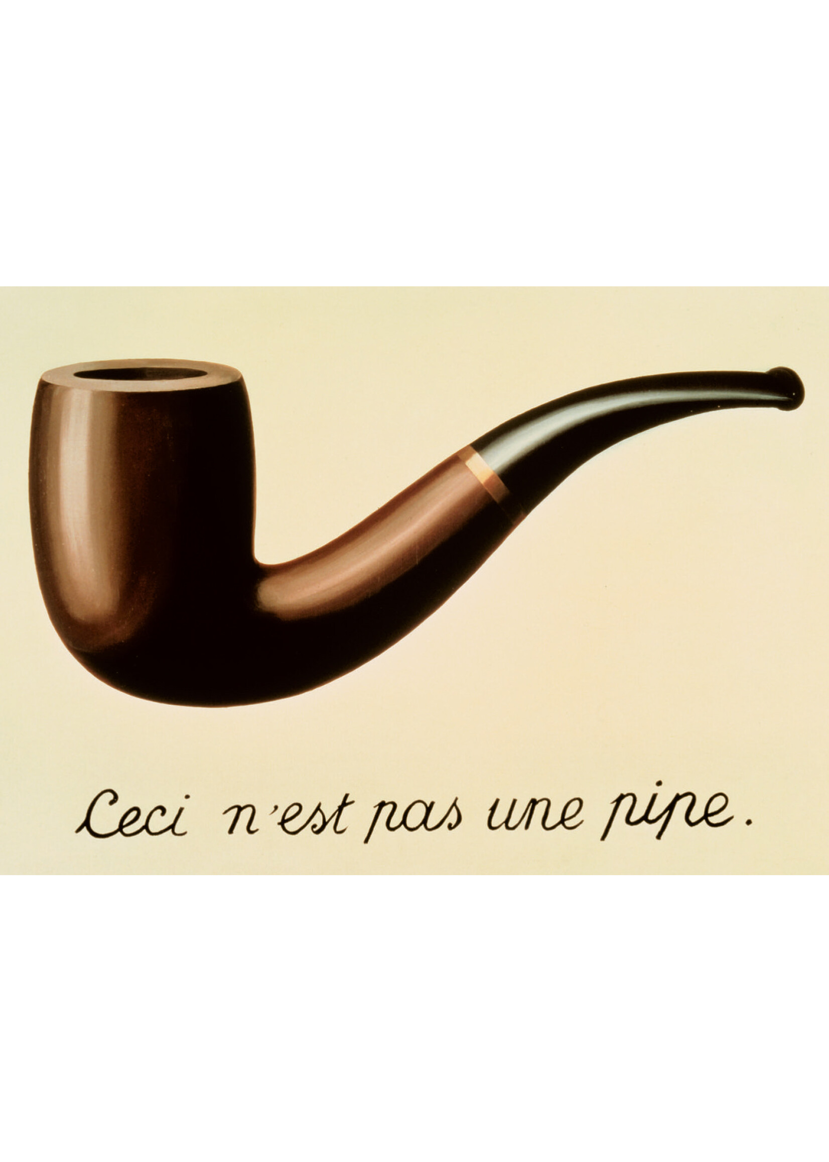 Magritte Prentkaart - Magritte, La Trahison des images