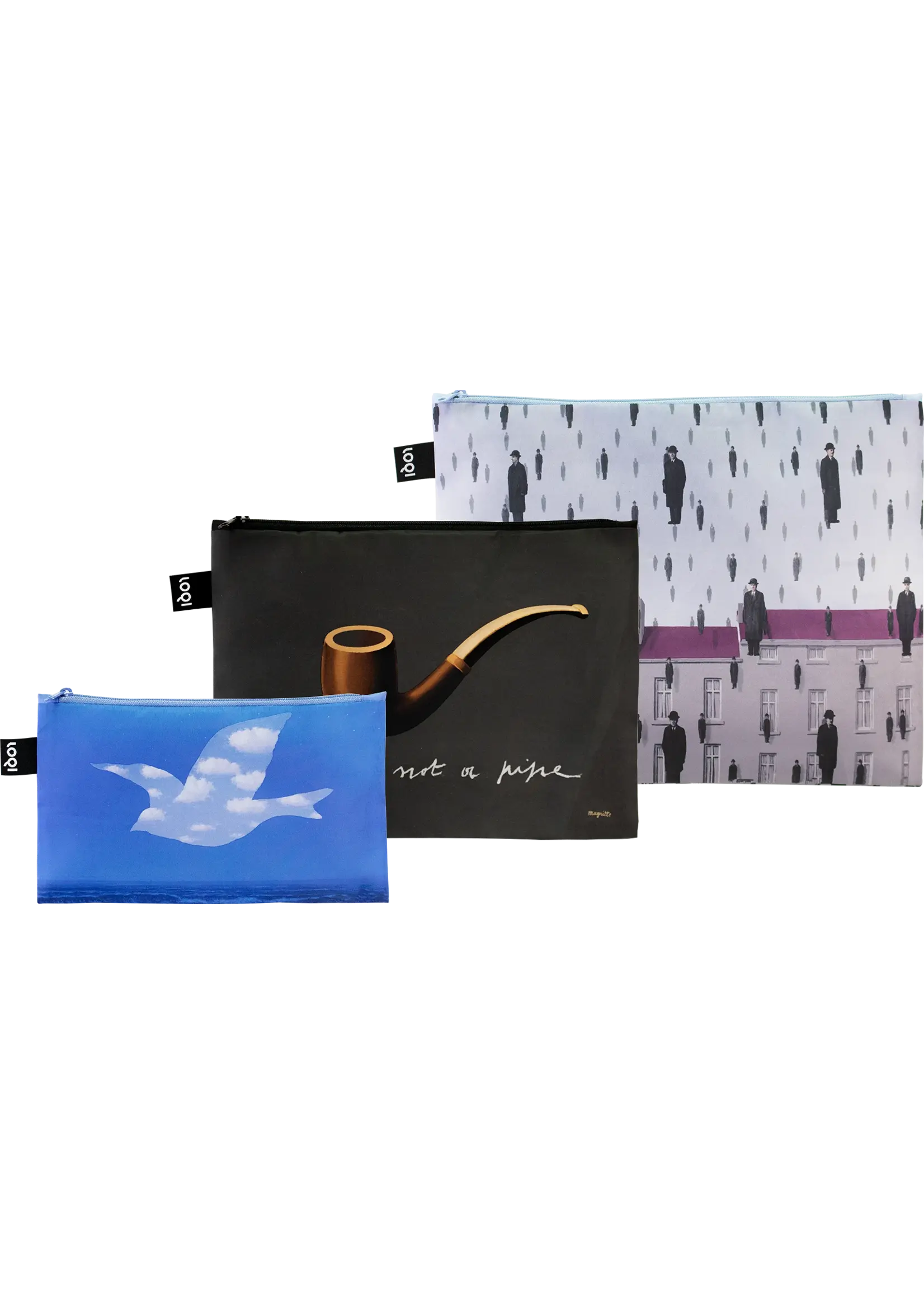 Magritte Loqi Magritte - Zip Pockets set of 3