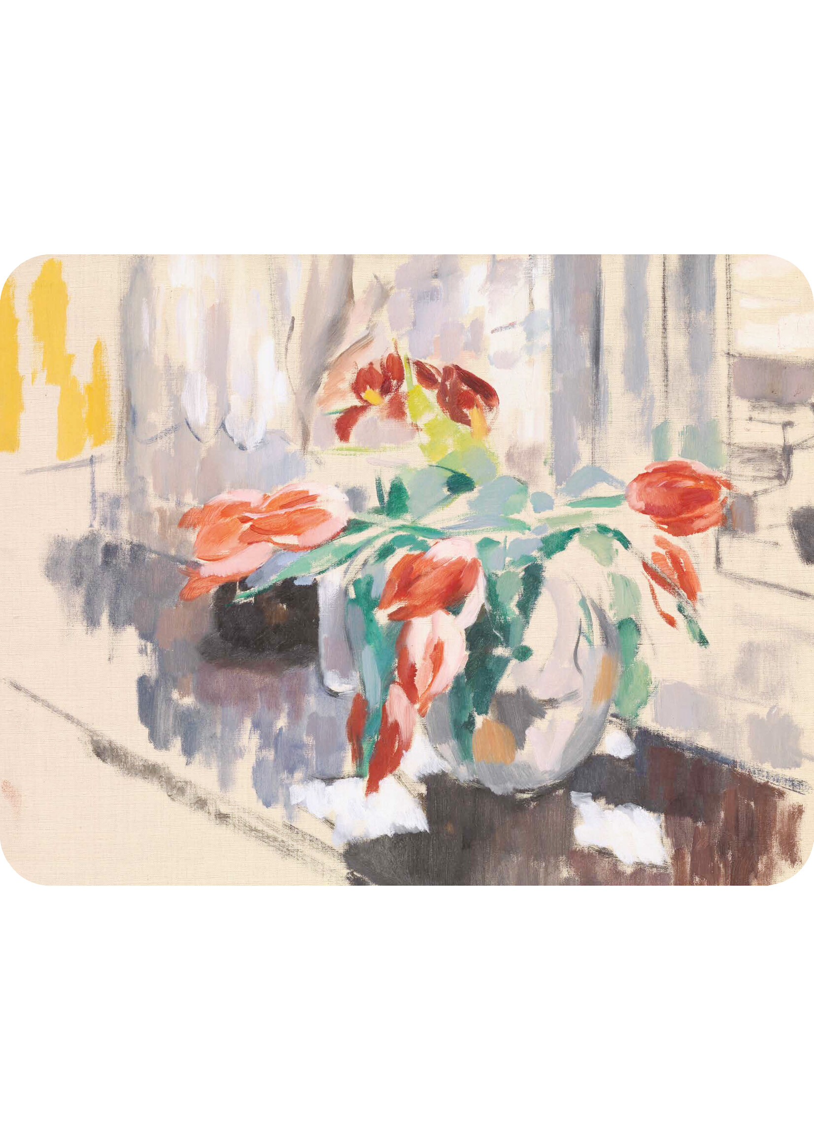 Rik Wouters Mouse pad, Rik Wouters - Tulips