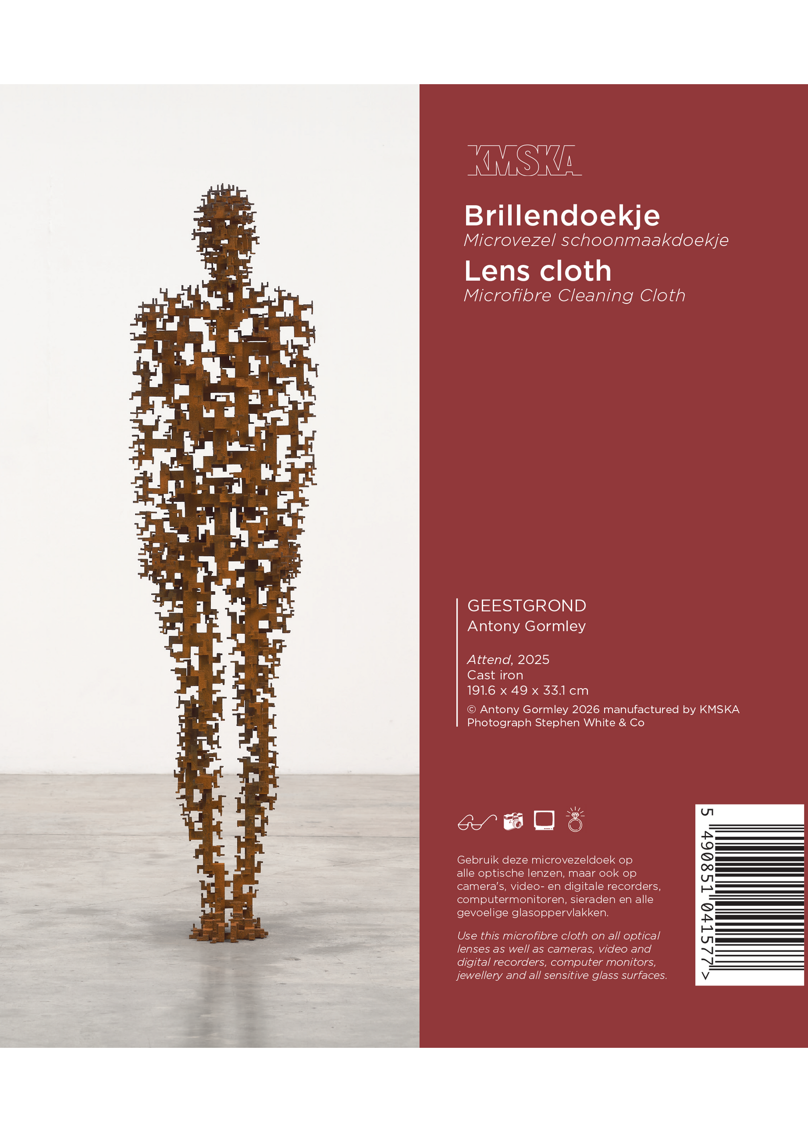 Antony Gormley Brillendoekje Gormley