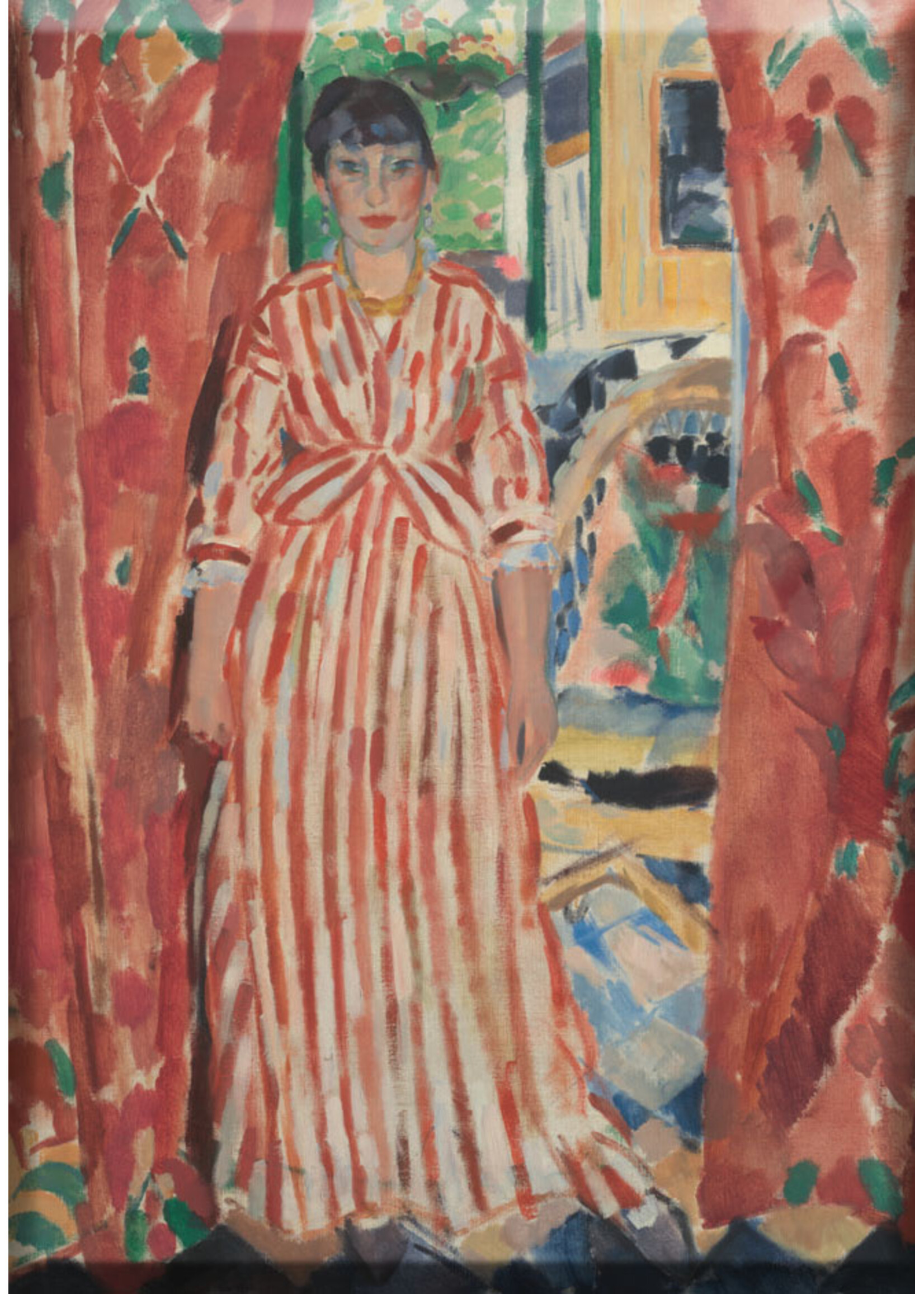 Rik Wouters Magnet Rik Wouters, Red Curtains
