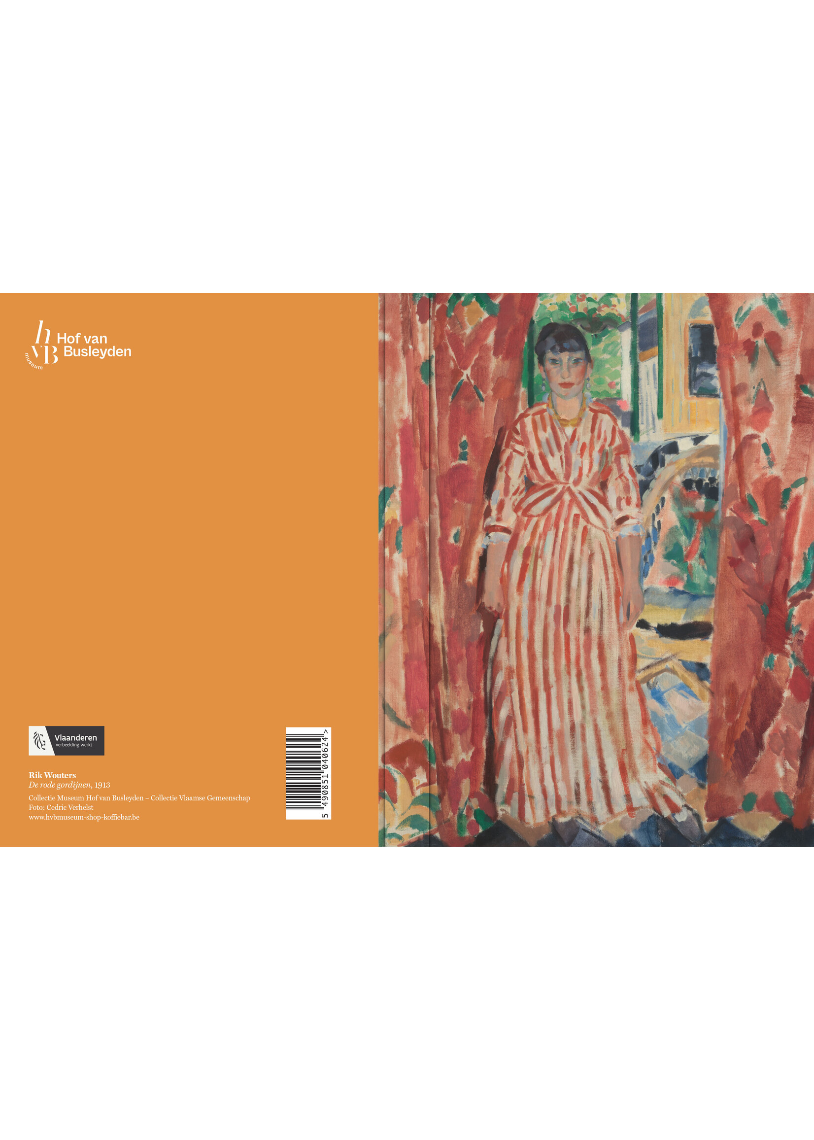 Rik Wouters Schetsboek hardcover Rik Wouters - De rode gordijnen