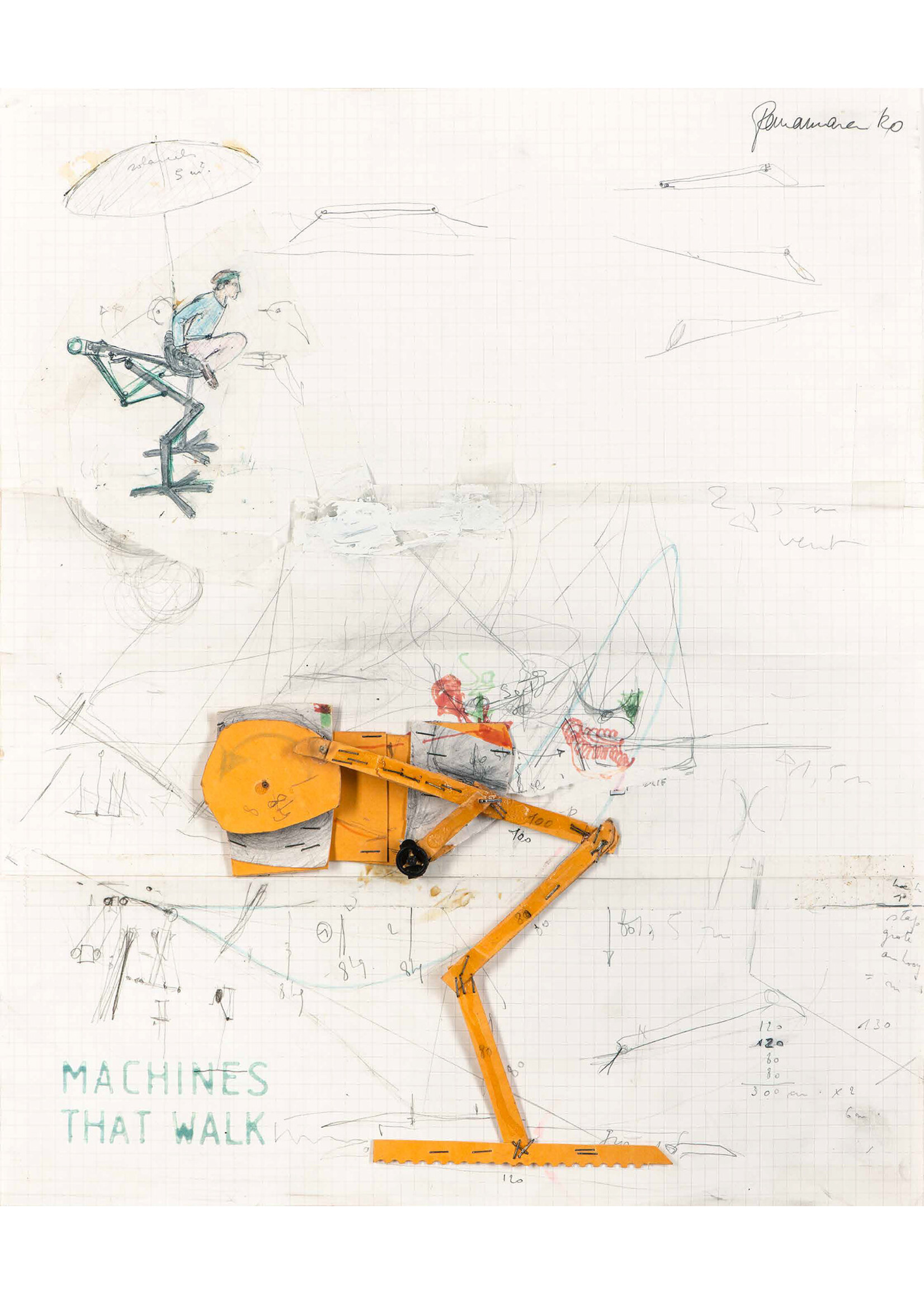 Panamarenko Poster Panamarenko - Machines that walk