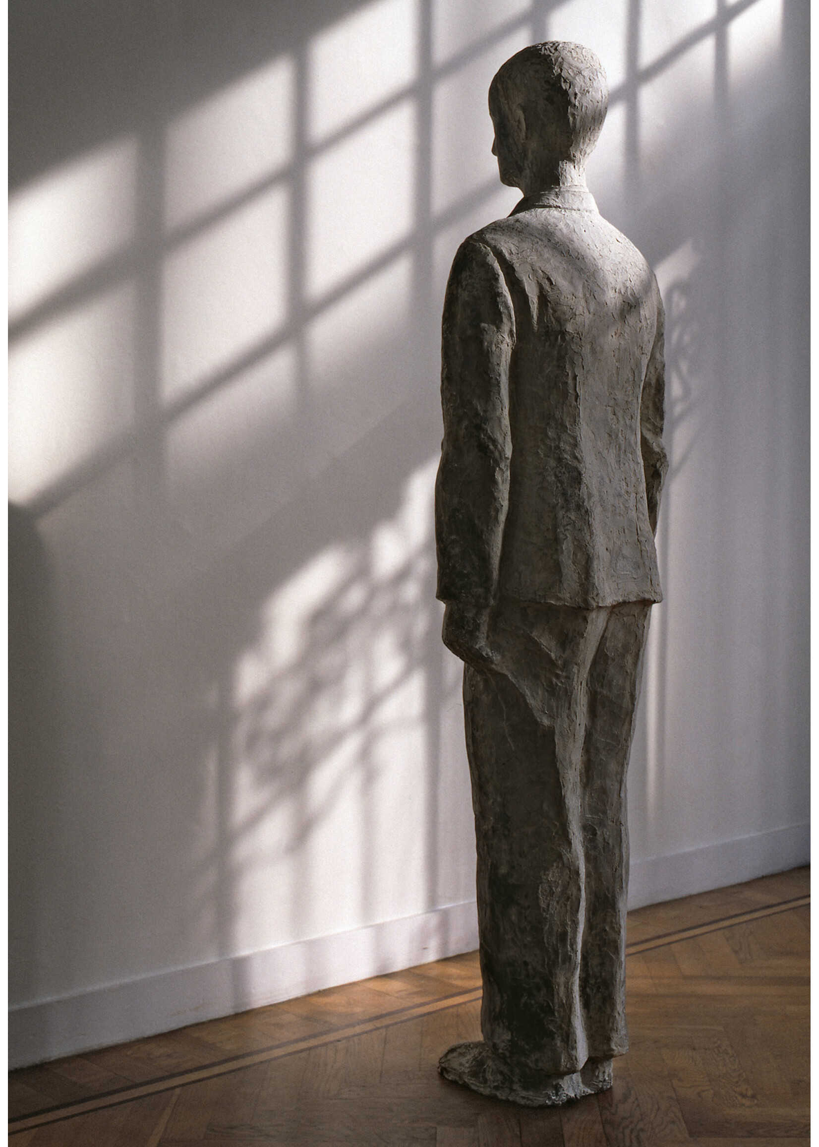 Philip Aguirre y Otegui Postcard Philip Aguirre y Otegui - Man against a wall, 2000