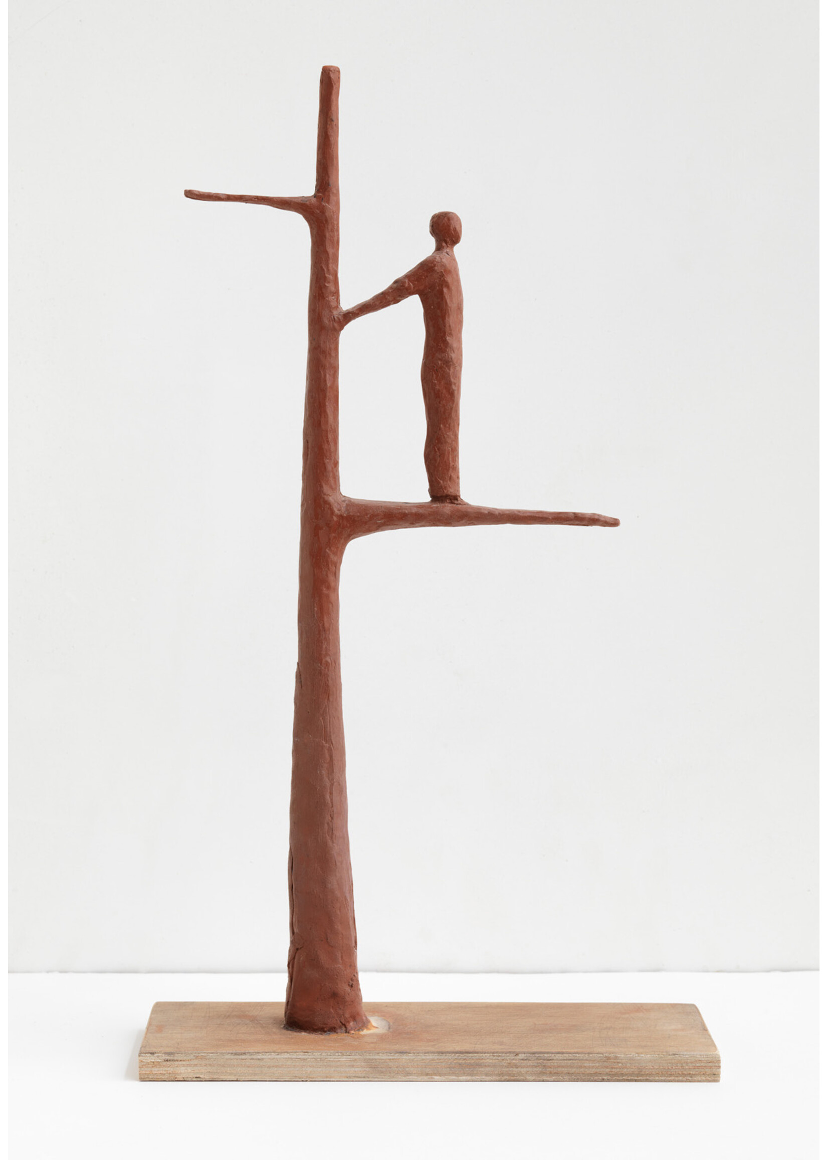 Philip Aguirre y Otegui Postcard Philip Aguirre y Otegui - Man in a tree, 2011