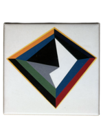 Guy Vandenbranden Magneet Guy Vandenbranden - Compositie, 1967  (Blauw-Rood)