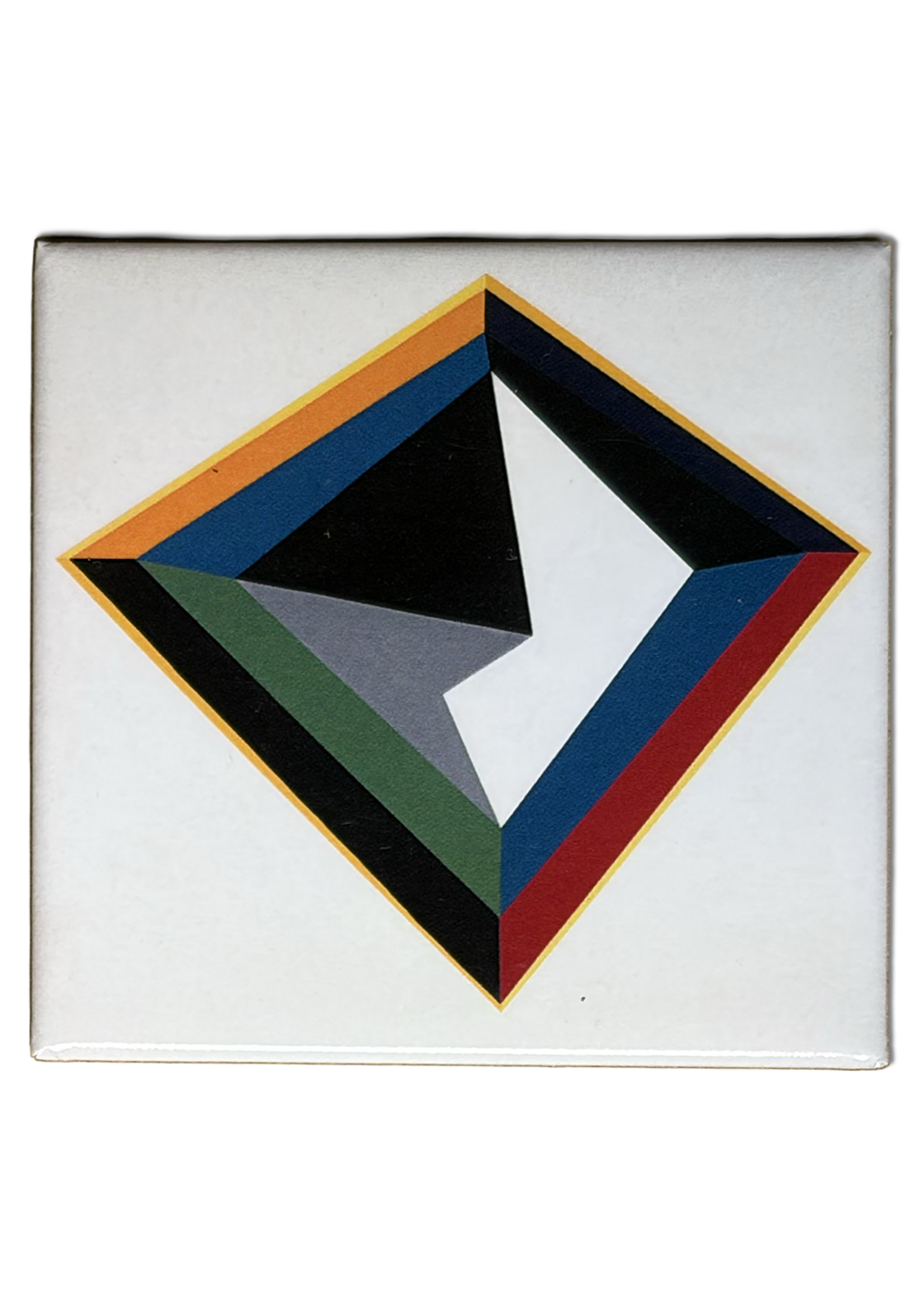 Guy Vandenbranden Magnet Guy Vandenbranden - Compositie, 1967  (Blue-Red)
