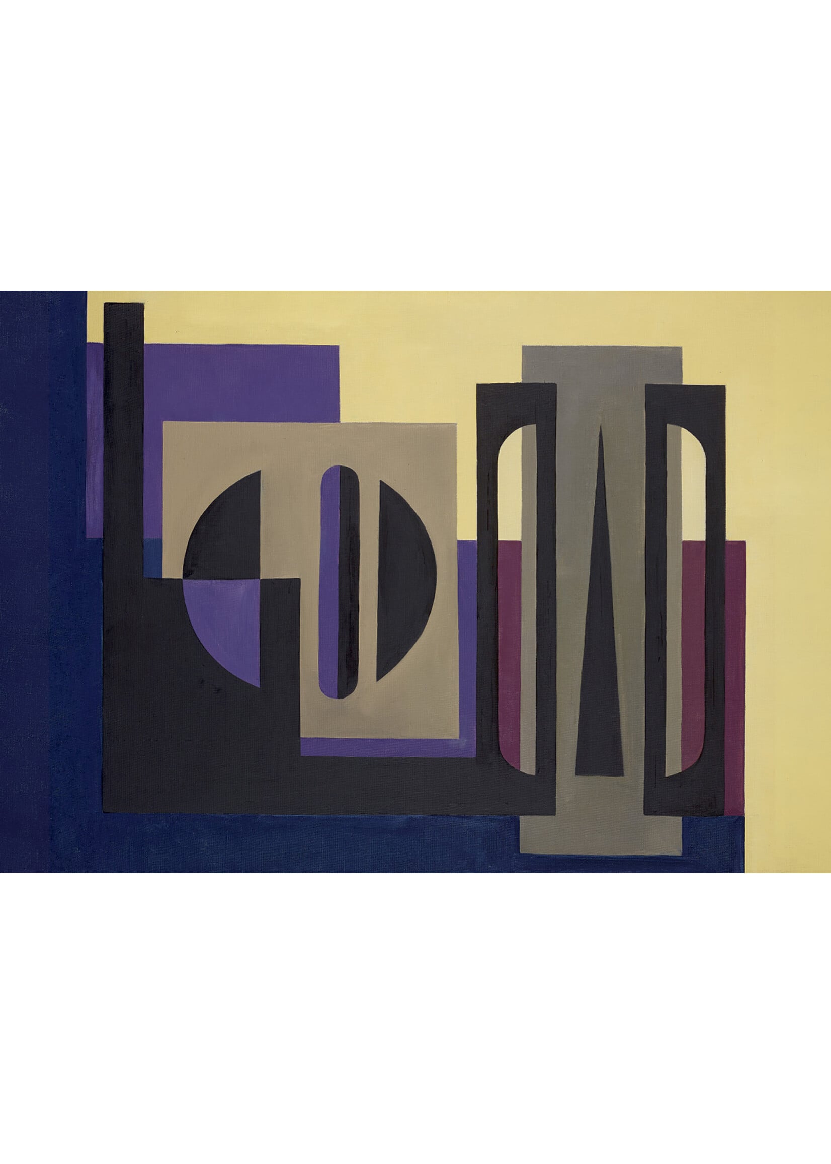 Guy Vandenbranden Postcard Guy Vandenbranden - Composition, 1954