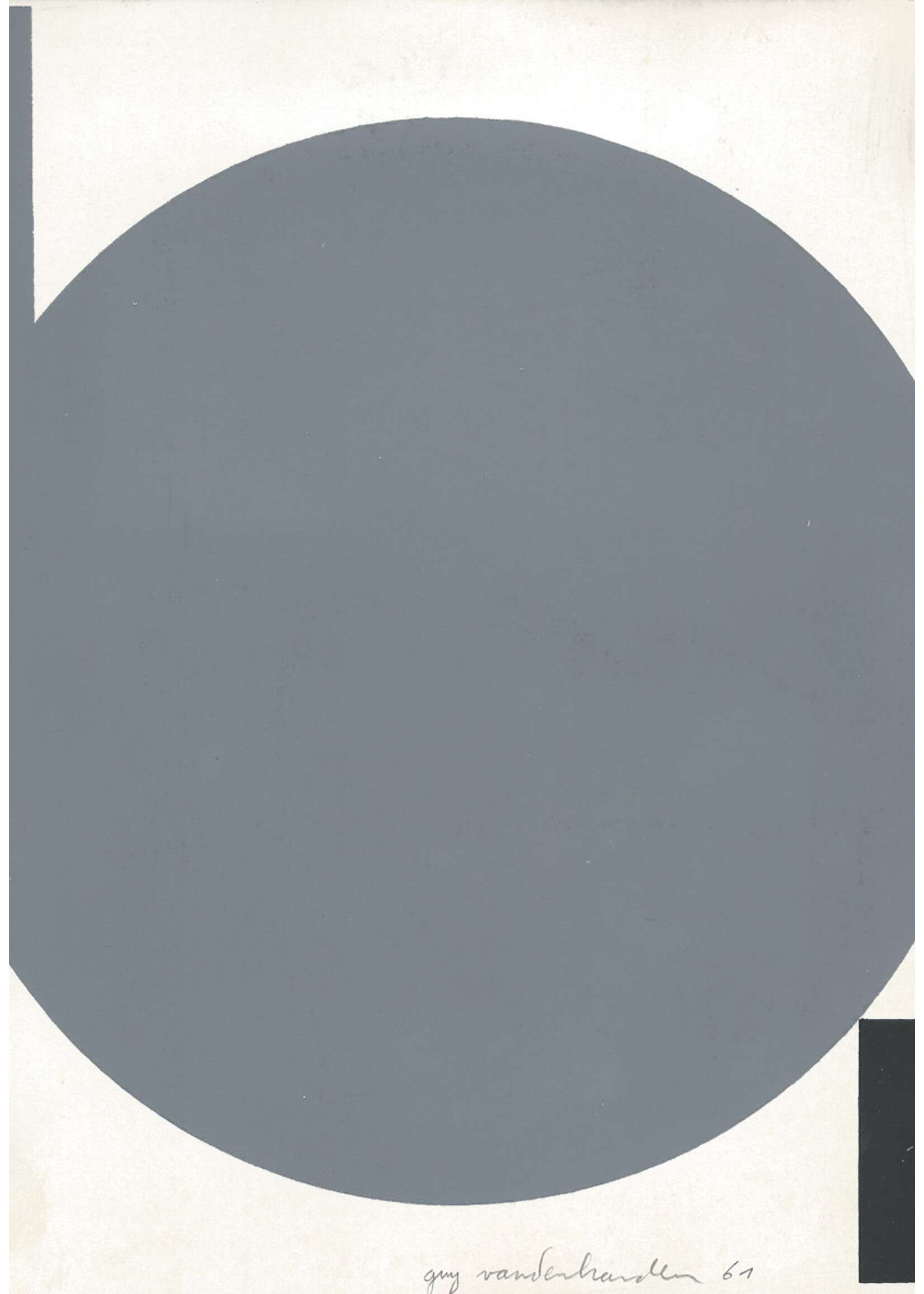 Guy Vandenbranden Prentkaart Guy Vandenbranden - Compositie, 1961