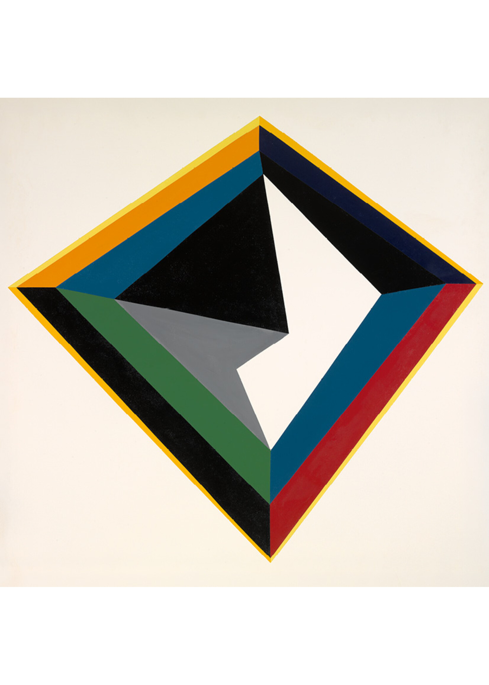 Guy Vandenbranden Postcard Guy Vandenbranden - Composition, 1967 (blue-red)