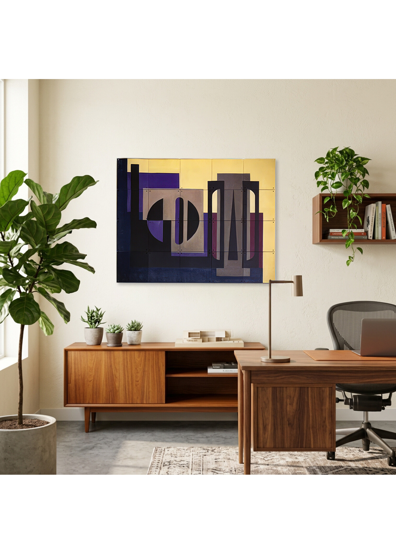 Guy Vandenbranden IXXI Guy Vandenbranden - Composition, 1954 (100x80)