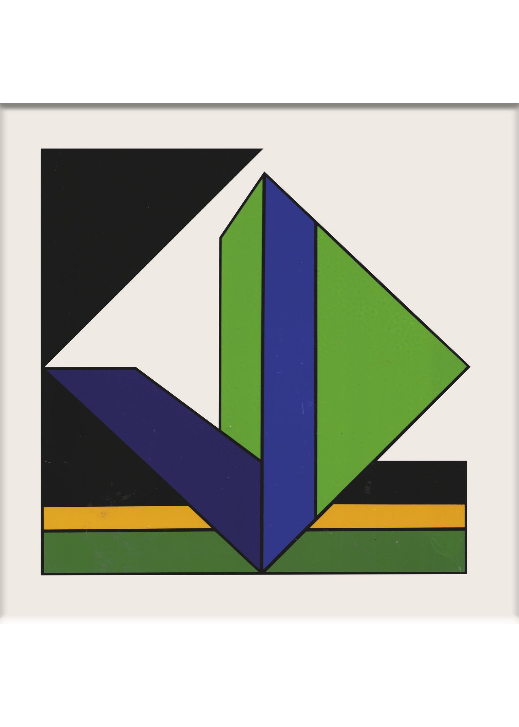 Guy Vandenbranden Tegelontwerp van Guy Vandenbranden, Compositie, ca. 1975