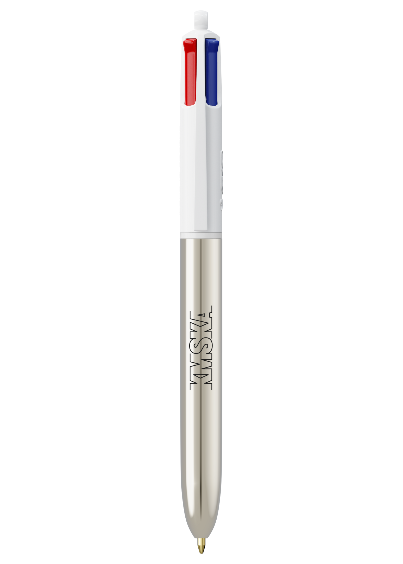 Pen 4 colour - Silver