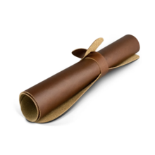 Leren placemat