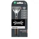 Wilkinson Wilkinson Sword - Quattro Titanium - Vintage Edition - Scheersysteem + 5 Scheermesjes