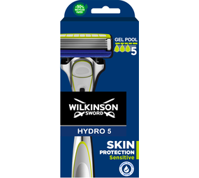 Wilkinson Wilkinson Sword - Hydro 5 - Sensitive - 1 Scheersysteem + 1 Scheermesje Wilkinson Wilkinson Sword - Hydro 5 - Sensitive - 1 Scheersysteem + 1 Scheermesje