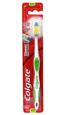 Colgate Colgate Tandenborstel Classic Deep Clean (Medium) - 1 stuk Colgate Colgate Tandenborstel Classic Deep Clean (Medium) - 1 stuk