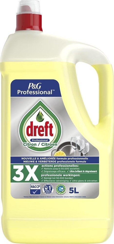 Dreft Dreft Afwasmiddel Citroen Professional-5L Dreft Dreft Afwasmiddel Citroen Professional-5L