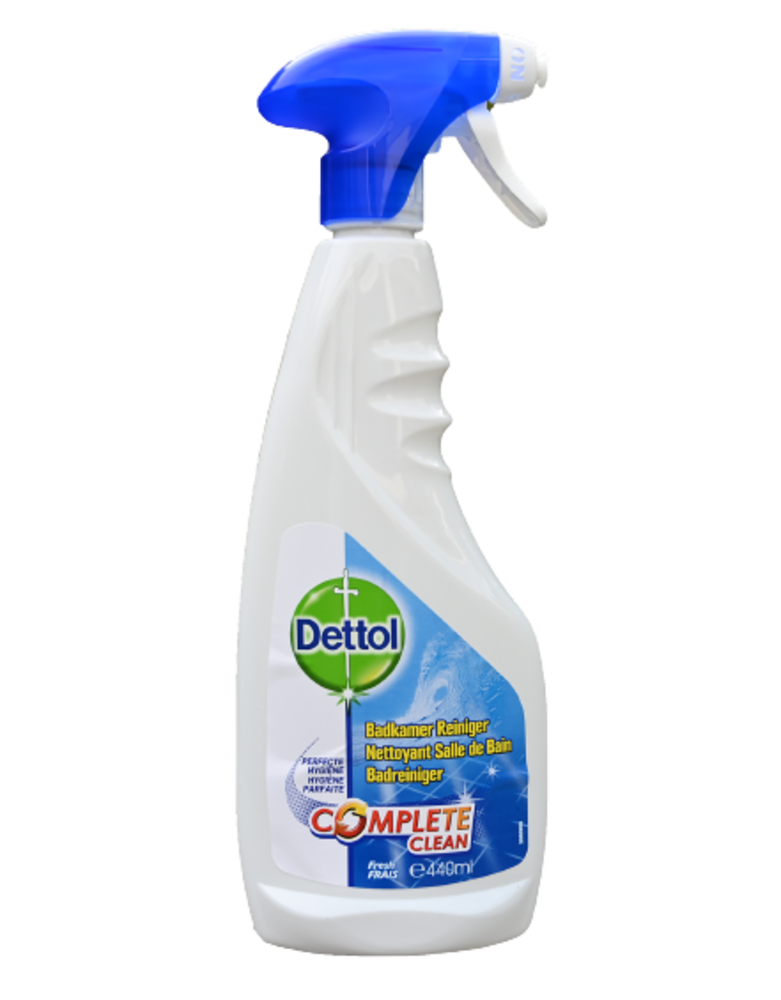 Dettol Dettol Badkamer Reiniger Spray Complete Clean - 440ml Dettol Dettol Badkamer Reiniger Spray Complete Clean - 440ml