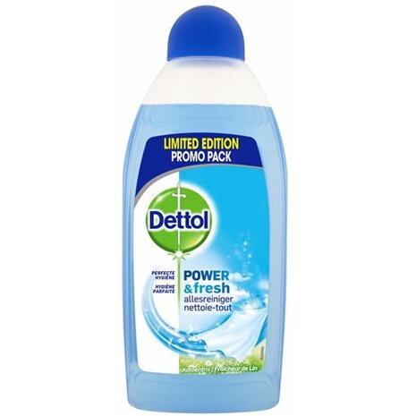 Dettol Dettol Power & Fresh Allesreiniger Katoen - 500ml Dettol Dettol Power & Fresh Allesreiniger Katoen - 500ml