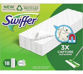 Swiffer Swiffer Droge Stofdoekjes Febreze Navullingen - 18 stuks Swiffer Swiffer Droge Stofdoekjes Febreze Navullingen - 18 stuks