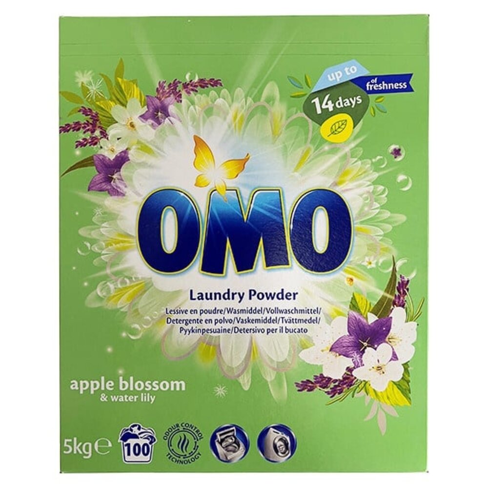 Omo Omo Waspoeder Appel - 100 wasbeurten Omo Omo Waspoeder Appel - 100 wasbeurten