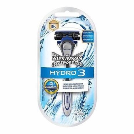 Wilkinson Wilkinson Scheerapparaat Sword Hydro 3 - Met 1 Mesje Wilkinson Wilkinson Scheerapparaat Sword Hydro 3 - Met 1 Mesje