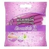 Wilkinson Wilkinson Sword Essentials 2 Wegwerpscheermesjes - 5 Stuks Wilkinson Wilkinson Sword Essentials 2 Wegwerpscheermesjes - 5 Stuks
