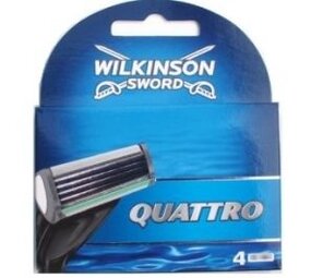 Wilkinson Wilkinson Quattro Scheermesjes (4st.) Wilkinson Wilkinson Quattro Scheermesjes (4st.)