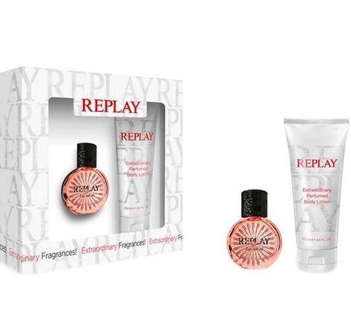 Replay Replay Essential For Her EDT 30ML + Body lotion 100ML Replay Replay Essential For Her EDT 30ML + Body lotion 100ML