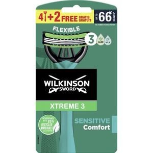Wilkinson Wilkinson Xtreme 3 Sensitive Comfort Wegwerpscheermesjes – 4 stuks