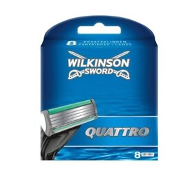 Wilkinson Wilkinson Sword Quattro Scheermesjes - 8 stuks Wilkinson Wilkinson Sword Quattro Scheermesjes - 8 stuks