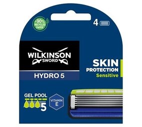 Wilkinson Wilkinson Sword Hydro 5 Scheermesjes Skin Protection Sensitive - 4 Stuks Wilkinson Wilkinson Sword Hydro 5 Scheermesjes Skin Protection Sensitive - 4 Stuks