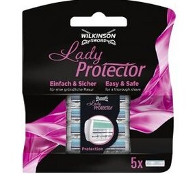 Wilkinson Wilkinson Lady Protector Scheermesjes - 5 Stuks Wilkinson Wilkinson Lady Protector Scheermesjes - 5 Stuks