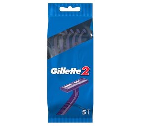 Gillette Gillette Blue2 Wegwerp Apparaat 5 stuks Gillette Gillette Blue2 Wegwerp Apparaat 5 stuks
