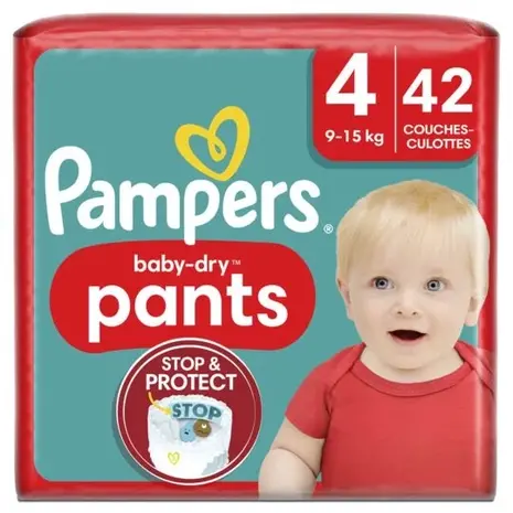 Pampers Pampers Baby Dry Pants Gr. 4 9-15 kg 27 Stk. Pampers Pampers Baby Dry Pants Gr. 4 9-15 kg 27 Stk.