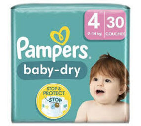 Pampers Pampers Baby Dry Gr. 4 Maxi 9-14 kg 30 Stk. Pampers Pampers Baby Dry Gr. 4 Maxi 9-14 kg 30 Stk.