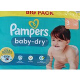 Pampers Pampers Baby Dry Gr. 3 6-10 kg 80 Stk. Big Pack Pampers Pampers Baby Dry Gr. 3 6-10 kg 80 Stk. Big Pack