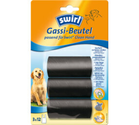 Swirl Swirl Gassi-Beutel 3 Rollen a 12 Stk. Swirl Swirl Gassi-Beutel 3 Rollen a 12 Stk.