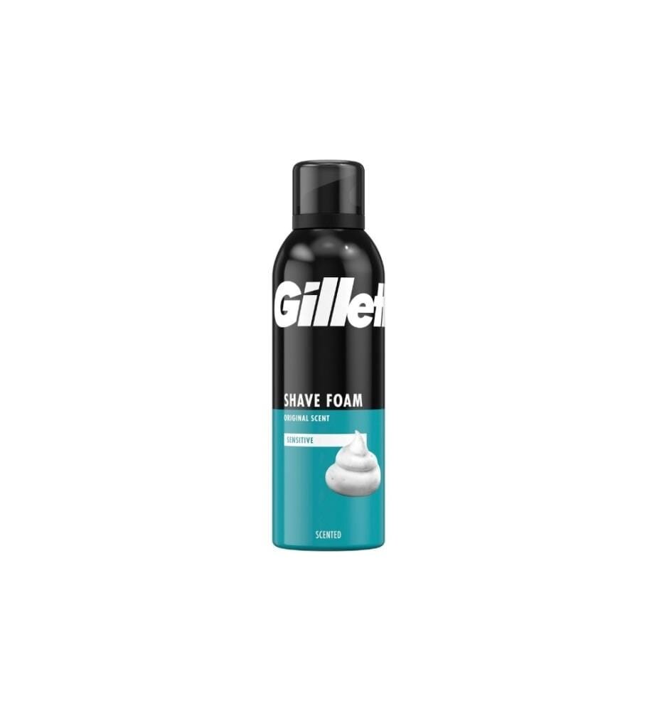 Gillette Gillette Sensitive Shave Foam 200ml Gillette Gillette Sensitive Shave Foam 200ml