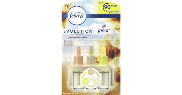 Febreze Febreze 3Vol. Nachfüllfl. Goldene Orchidee 20ml Febreze Febreze 3Vol. Nachfüllfl. Goldene Orchidee 20ml