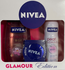NIVEA Giftset Glamour Edit. (150ml Pearl &B deospray + 250ml waterlily showergel + spiegel ) NIVEA Giftset Glamour Edit. (150ml Pearl &B deospray + 250ml waterlily showergel + spiegel )