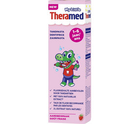 Theramed Theramed Tandpasta 1-6 Jaar Aardbeismaak 50ML Theramed Theramed Tandpasta 1-6 Jaar Aardbeismaak 50ML