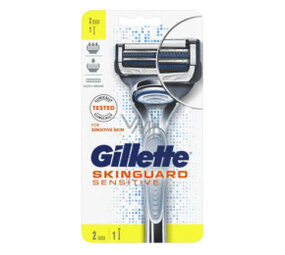 Gillette GILLETTE Skinguard Sensitive Houder + 2 mesjes Gillette GILLETTE Skinguard Sensitive Houder + 2 mesjes