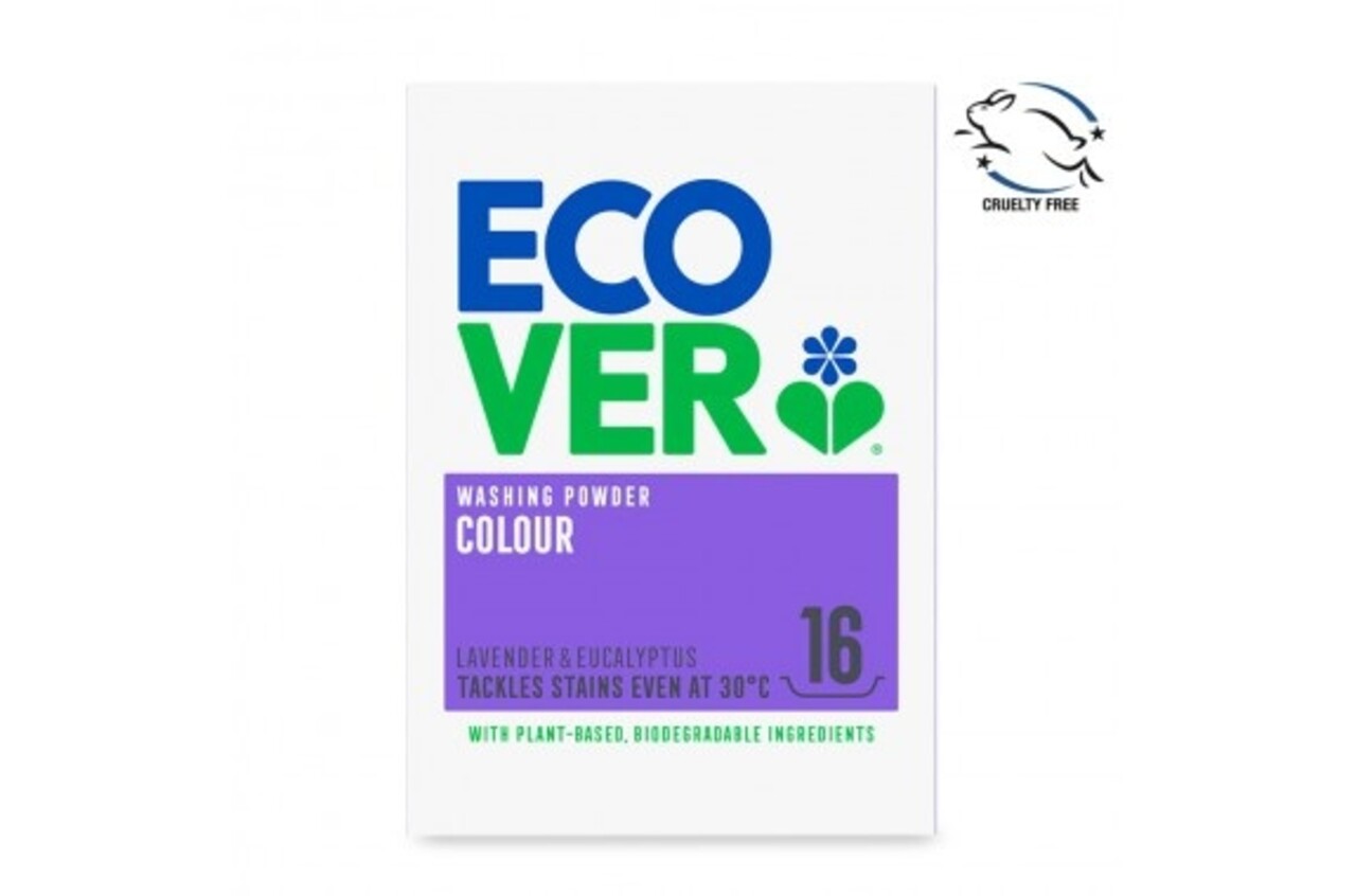Ecover ECOVER wasmiddel 1,2KG 16sc Color Lavender&Eucalyptus Ecover ECOVER wasmiddel 1,2KG 16sc Color Lavender&Eucalyptus