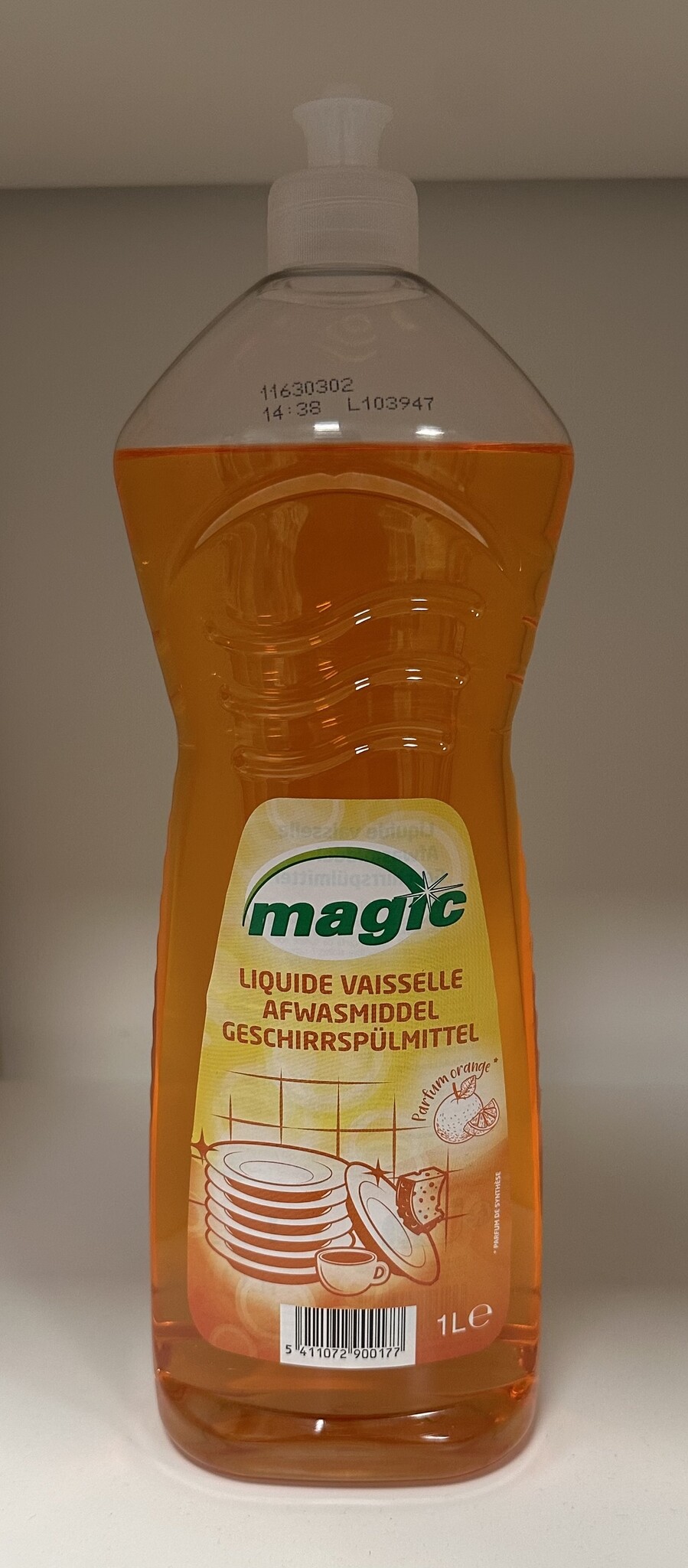 Magic MAGIC Handafwasmiddel 1Liter Orange
