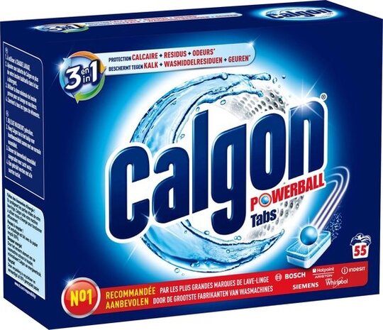 Calgon Calgon 3in1 Powerbal tabs 55st Calgon Calgon 3in1 Powerbal tabs 55st
